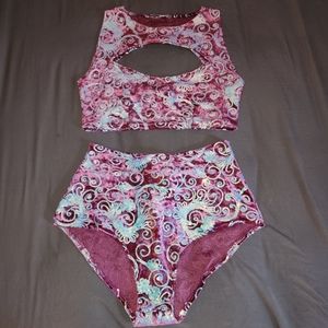 Pink & Sequin Rave Oufit